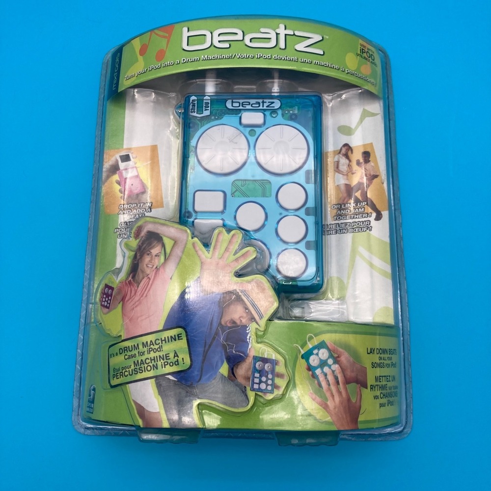 Spin Master Beatz Mixtools Drum Machine Case for Retro iPod - New Sealed